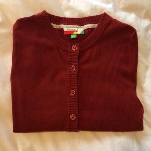 Modcloth red cardigan